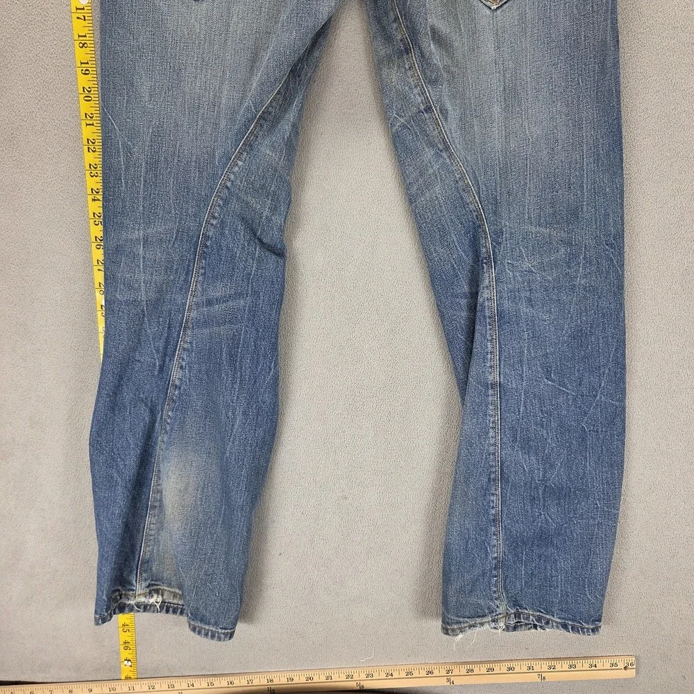 Vintage Levis Engineered Jeans Mens 32x32 Blue Twisted Buckle Back Button Fly